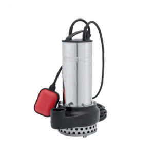 DA100 AUT ปั๊มแช่ดูดโคลน แบบออโต้ ใบพัดพลาสติก 1HP ท่อ 1.1/2" ปริมาณน้ำ 50-300ลิตร/ นาที 220โวลท์