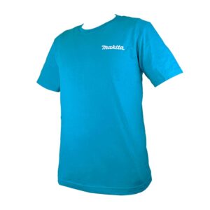 เสื้อคอกลม FAIR MAKITA  สีเขียวฟ้า (L)