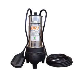 DVJ120 M AUT ปั๊มแช่ดูดน้ำเสีย แบบออโต้ ใบพัดเหล็กหล่อ 1.2HP ท่อ 2" ปริมาณน้ำ 50-400ลิตร/ นาที 220โวลท์