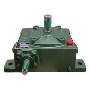 PO-RU12 เกียร์ทดรอบ 1/2 HP เพลาเข้า 12 มม. เพลาออก 17 มม. อัตราทด 1:30
