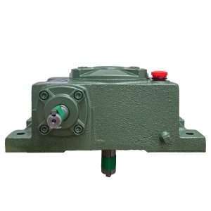 PO-RD25 เกียร์ทดรอบ 5 HP เพลาเข้า 25 มม. เพลาออก 38 มม. อัตราทด 1:50