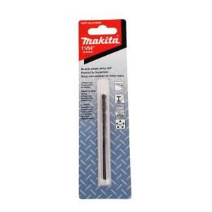 D-59988 ดอกสว่านเจาะเหล็ก HSS-G ชุบดำ 11/64"x3-1/4"