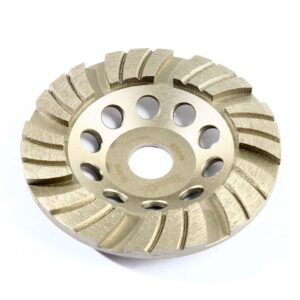 D-66721 ใบเพชรถ้วย แบบTurbo Type ขัดงานละเอียด ขนาด 5นิ้ว 125x15x4.5x22.23x-มิลลิเมตร (สีเงิน)