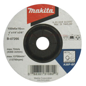 B-07266 ใบเจียร์เหล็ก MAKITA 4" 100x6x16mm A36P
