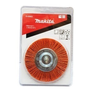 D-45602 แปรงล้อไนล่อน 100mm(4")x6mm(1/4") #80