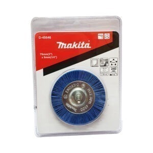 D-45646 แปรงล้อไนล่อน 75mm(3")x6mm(1/4") #240