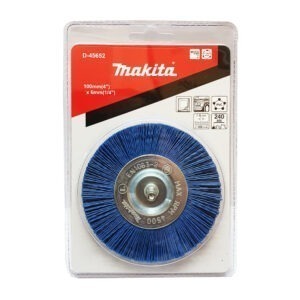 D-45652 แปรงล้อไนล่อน 100mm(4")x6mm(1/4") #240