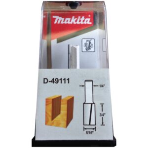 D-49111 ดอกเร้าเตอร์ Straight Bit 2 Flute ขนาด1/4นิ้ว 5/16x2x3/4นิ้ว