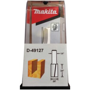 D-49127 ดอกเร้าเตอร์ Straight Bit 2 Flute ขนาด1/4นิ้ว 3/8x2x3/4นิ้ว