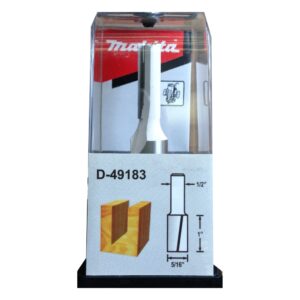 D-49183 ดอกเร้าเตอร์ Straight Bit 2 Flute ขนาด1/2นิ้ว 5/16x-3/4x1นิ้ว