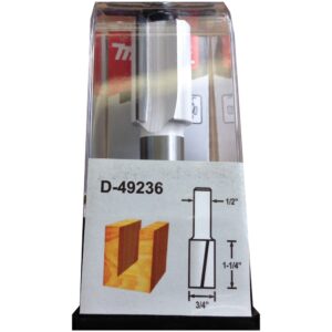 D-49236 ดอกเร้าเตอร์ Straight Bit 2 Flute ขนาด1/2นิ้ว 3/4x2-7/8x1-1/4นิ้ว