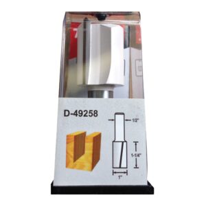 D-49258 ดอกเร้าเตอร์ Straight Bit 2 Flute ขนาด1/2นิ้ว 1x2-7/8x1-1/4นิ้ว