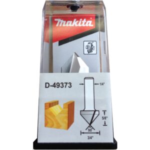 D-49373 ดอกเร้าเตอร์ V Groove Bit ขนาด 1/4นิ้ว 3/4x1-7/8x5/8นิ้วx90องศา