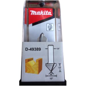 D-49389 ดอกเร้าเตอร์ V Groove Bit ขนาด 1/4นิ้ว 1/2x1-3/4x1/2นิ้วx90องศา