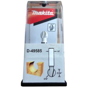 D-49585 ดอกเร้าเตอร์ Ball Groove Bit ขนาด 1/4นิ้ว 3/8x1-5/8x21/64x3/16นิ้ว