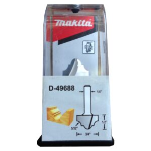 D-49688 ดอกเร้าเตอร์ Classic Plunge Cut Bit ขนาด 1/4นิ้ว 3/4x1-3/4x1/2x5/32นิ้ว