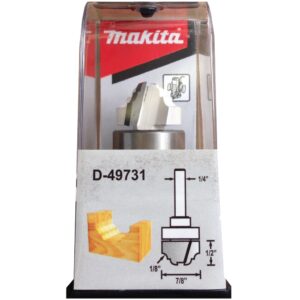 D-49731 ดอกเร้าเตอร์ Classical Plunge Cut-Top Bearing Bit ขนาด 1/4นิ้ว 7/8x2-1/8x1/2x1/8นิ้ว
