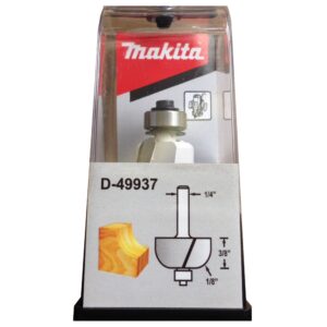 D-49937 ดอกเร้าเตอร์ Cove Bit-with Bearing ขนาด 1/4นิ้ว 3/4x1-13/16x3/8x1/8นิ้ว