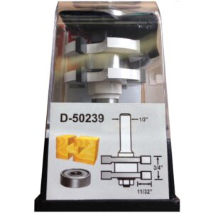 D-50239 ดอกเร้าเตอร์ Tongue & Groove Assembly ขนาด 1/2นิ้วx1-39/64นิ้ว