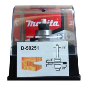 D-50251 ดอกเร้าเตอร์ Slotting Cutter-3 Wing Slot Cutter ขนาด 1/4นิ้วx1-7/8นิ้ว L2-3/32นิ้ว