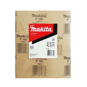 D-52417-10 Abrasive Paper #180 9"x11"(230x280mm) (10Pcs/Pack) Wood