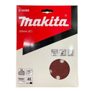 D-54586 กระดาษทรายกลม 6"(150mm) A40 15รู H/L