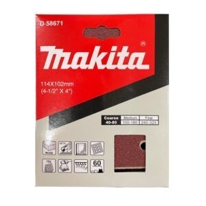 D-58671 กระดาษทราย A60 114x102mm H/L