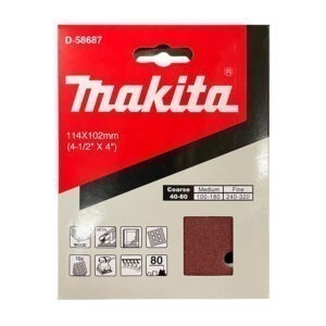 D-58687 กระดาษทราย A80 114x102mm H/L