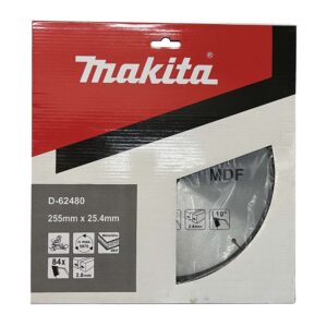 D-62480 ใบเลื่อยวงเดือน TCT 255x25.4x84T ตัดไม้อัดMDF