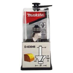 D-63046 ดอกเร้าเตอร์ Roundover Bit-with Bearing ขนาด 1/2นิ้ว 5/8x2-5/32x15/64x1/16นิ้ว