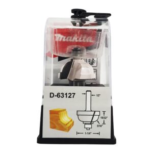 D-63127 ดอกเร้าเตอร์ Cove with Fillet Bit-with Bearing ขนาด 1/2นิ้ว 1-1/4x2-7/16x19/32x5/16นิ้ว
