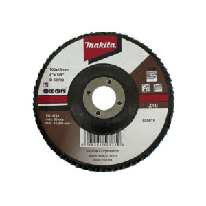 D-63703 4"xZ40 กระดาษทรายซ้อนเฉียง Fiber Glass