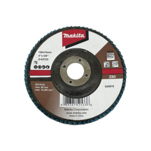 D-63725 4"xZ80 กระดาษทรายซ้อนเฉียง Fiber Glass