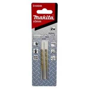 D-64048 HSS-TiN MD Bit 3.0X61(33)(2Pcs/Set) Economy