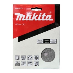 D-65872 Abrasive Disc 5"(125mm) A180 (8hole) H/L Paint (10 Pcs/Set)