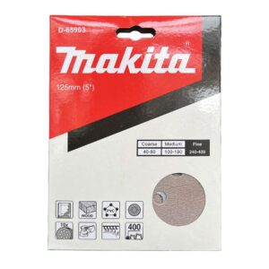 D-65903 Abrasive Disc 5"(125mm) A400 (8hole) H/L Paint (10 Pcs/Set)