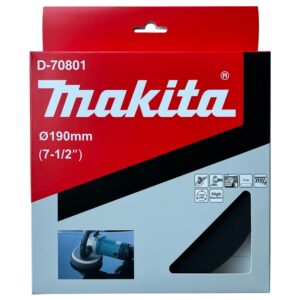 D-70801 Sponge Pad 190mm Black (Fine) Flat