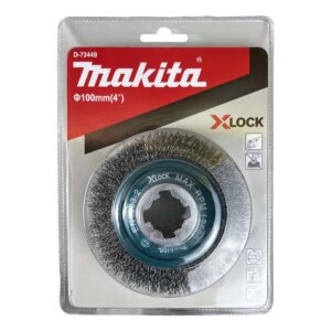 D-73449 Wire Bevel Brush, Crimped Wire 100mm X-Lock