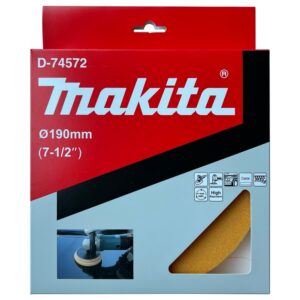 D-74572 Sponge Pad 190mm Orange (Coarse) Flat
