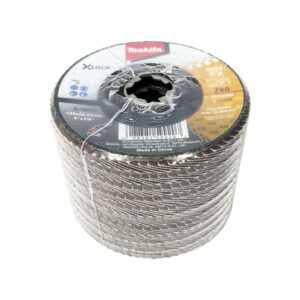 D-76021 5"xZ80 กระดาษทรายซ้อนขัดสเตนเลส X-LOCK (Flap Disc)