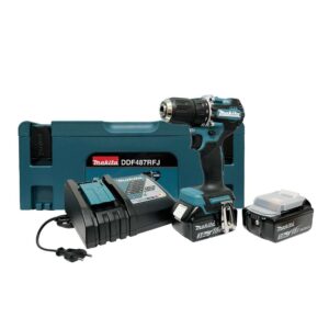 DDF487RFJ สว่านไขควงไร้สาย 1/2" (13 มม.) 40 N.m. 2 สปีด BL,XPT (LXT Li-ion-18V)