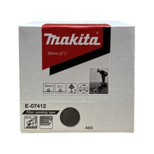 E-07412 Fiber Sanding Disc A60x50mm (25Pcs/Set)