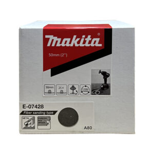 E-07428 Fiber Sanding Disc A80x50mm (25Pcs/Set)
