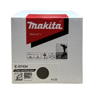 E-07434 Fiber Sanding Disc A120x50mm (25Pcs/Set)