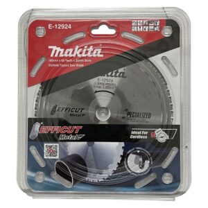 E-12924 TCT Saw Blade Efficut Metal 185X20X60T