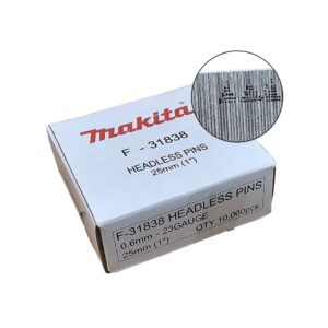 F-31838 Pin nail 23Ga 25mm (1") DPT350/353 (10,000pcs/box)