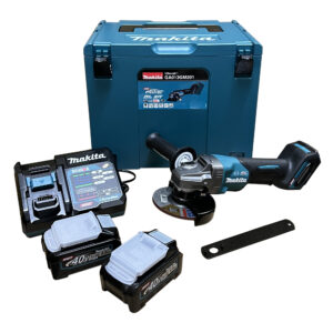 GA013GM201 เครื่องเจียร์ไร้สาย 5" (125 มม.) สวิทบีบล่าง BL,AFT,XPT,Brake (XGT Li-ion-40Vmax)