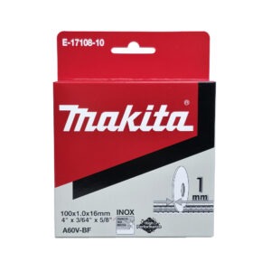 E-17108-10 Cut-off Wheel Stainless Thin Thickness 4" (100x1x16mm) A60V