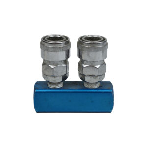 หัวแยกทางลม+คอร์ปเปอร์ 2 ทางตรง MK1312A JSAP