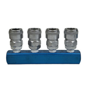 หัวแยกทางลม+คอร์ปเปอร์ 4 ทางตรง MK1314A JSAP